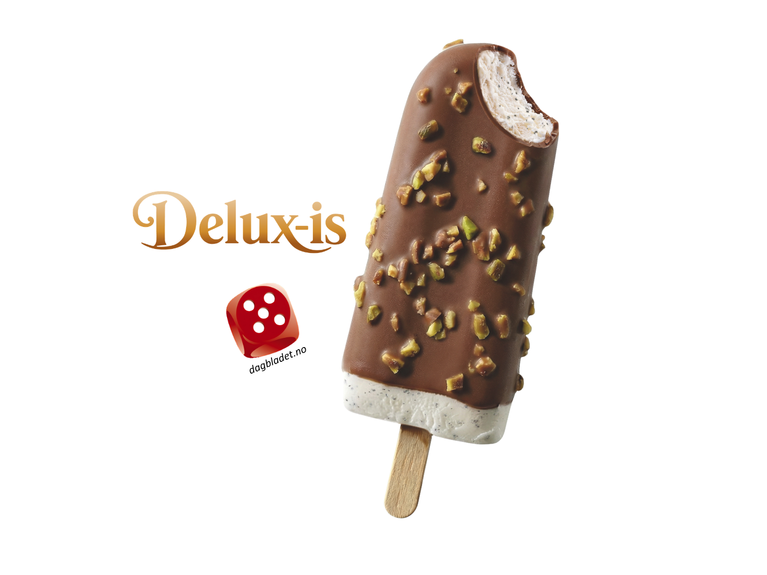 Delux-is Havsalt og Pistasj